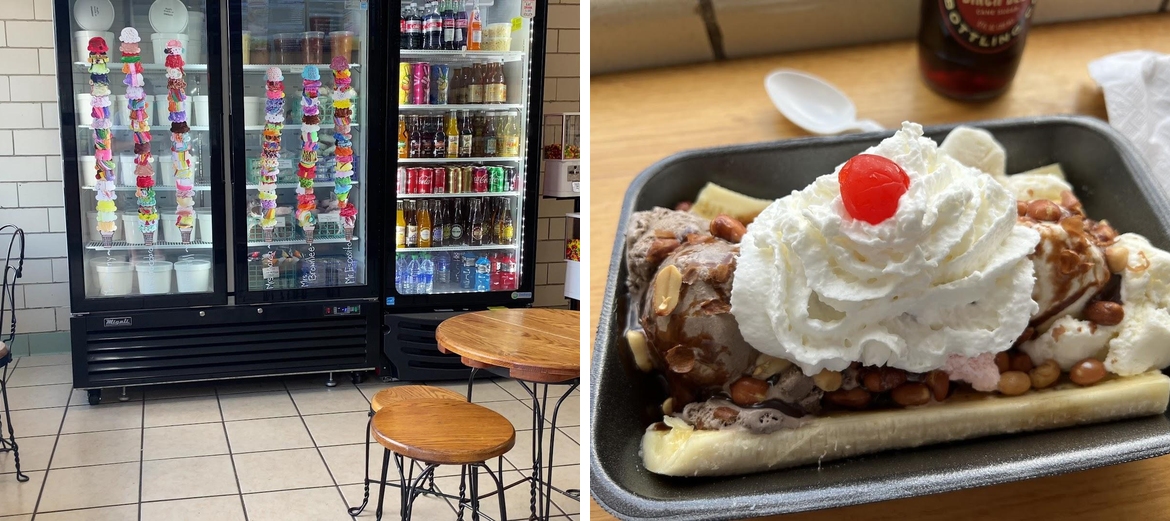 Buff's Ice Cream and Lunch Menu